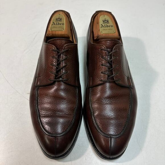 NEW HEELS Crockett & Jones x Brooks Brothers Scotch Grain Split Toe Derby US 9 D - Picture 3 of 13